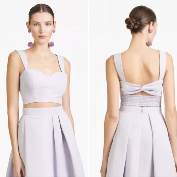 Sachin + Babi Lavender Crop Top - Picture 1 of 7